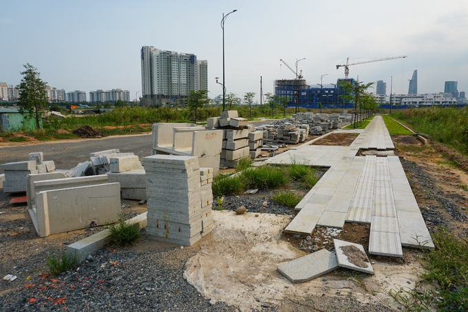 Hiện trạng bốn tuyến đường giá 12.000 tỷ đồng ở Thủ Thiêm